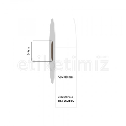 50x180 mm Fasson Fastyre Etiket