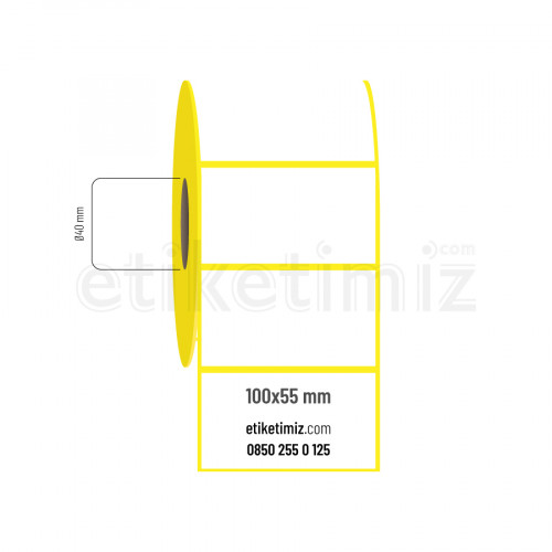 100x55 mm Eco Termal Etiket