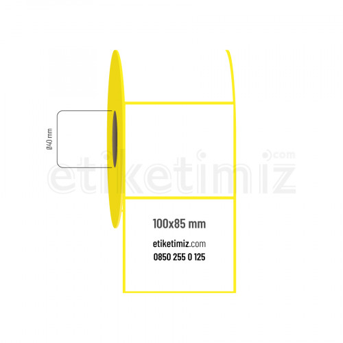 100x85 mm Eco Termal Etiket