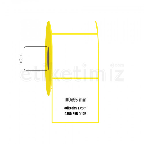 100x95 mm Eco Termal Etiket