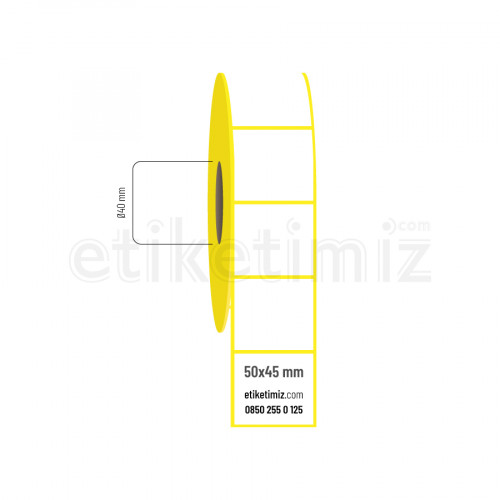 50x45 mm Termal Etiket