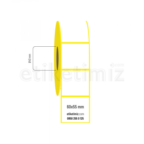 60x55 mm Termal Etiket