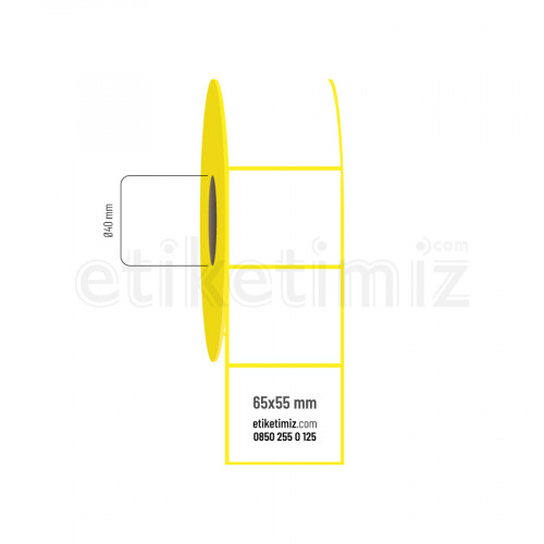 65x55 mm Termal Etiket