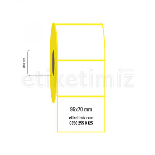 95x70 mm Eco Termal Etiket