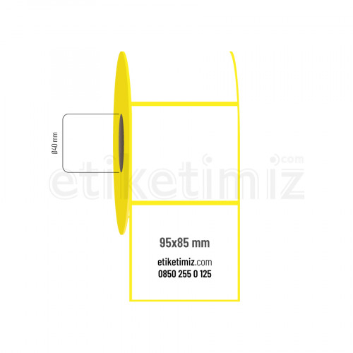 95x85 mm Eco Termal Etiket