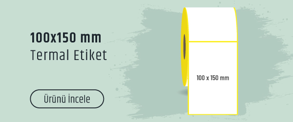 100x150 mm Termal Etiket