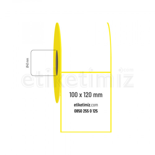 100x120 mm Termal Etiket