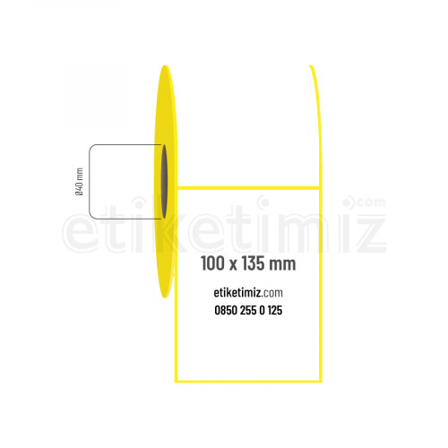 100x135 mm Termal Etiket