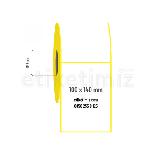 100x140 mm Termal Etiket