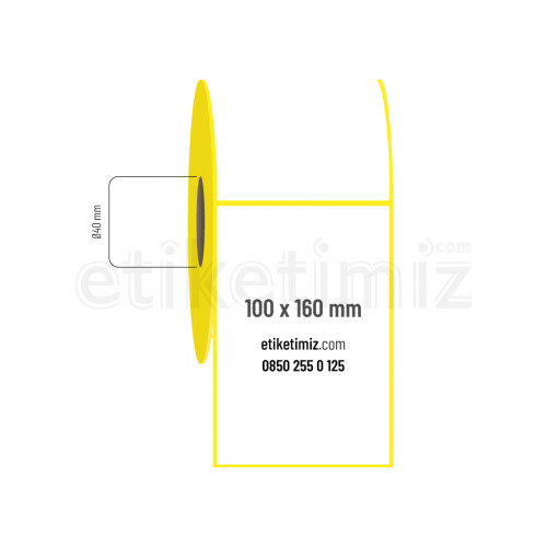 100x160 mm Termal Etiket