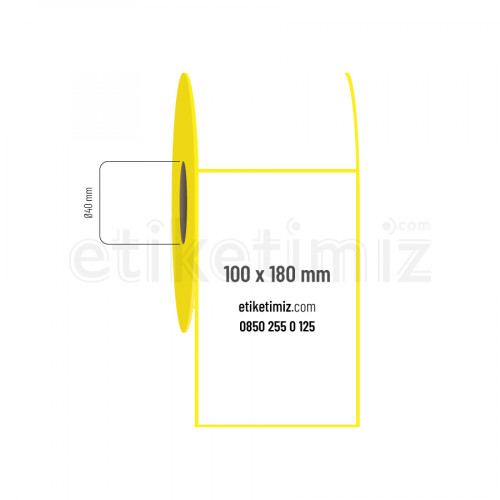 100x180 mm Termal Etiket