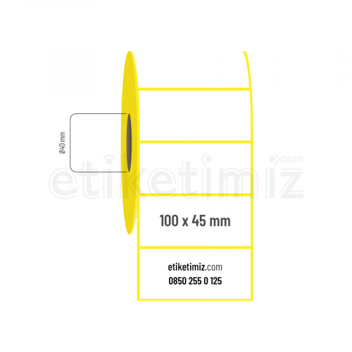 100x45 mm Termal Etiket