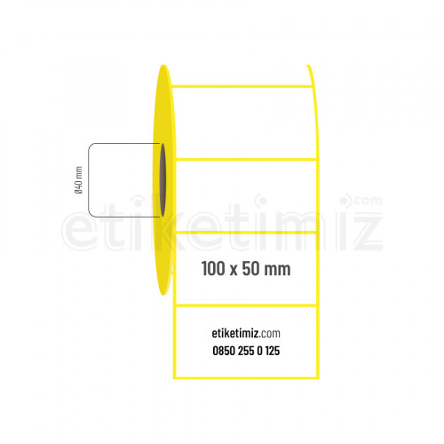 100x50 mm Termal Etiket