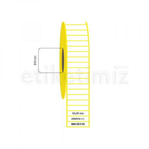 45x10 mm Termal Etiket