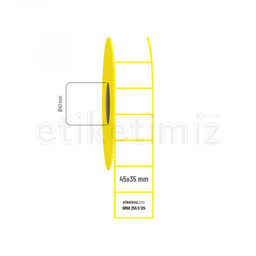 45x35 mm Termal Etiket