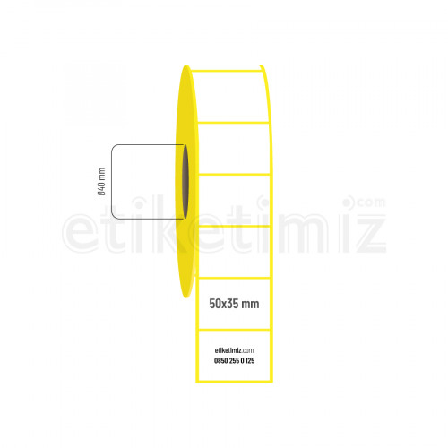 50x35 mm Termal Etiket