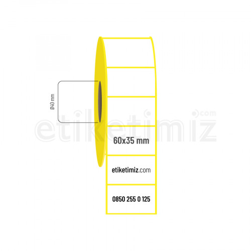 60x35 mm Termal Etiket