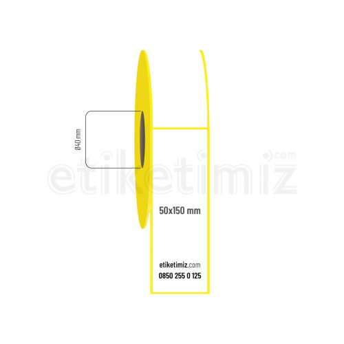 50x150 mm Eco Termal Etiket