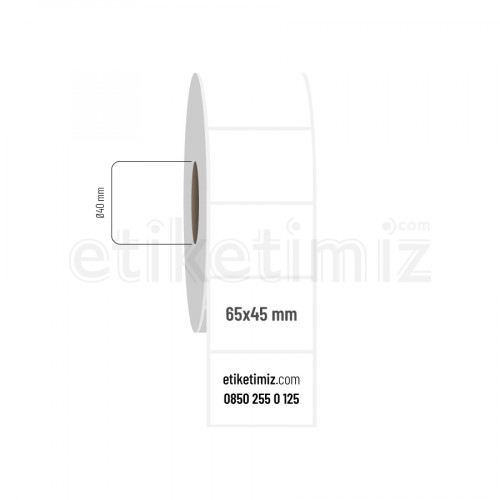 65x45 mm Fasson Fastyre Etiket