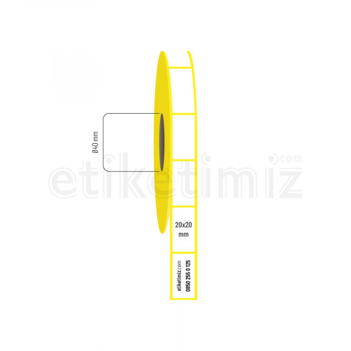 20x40 mm Termal Etiket